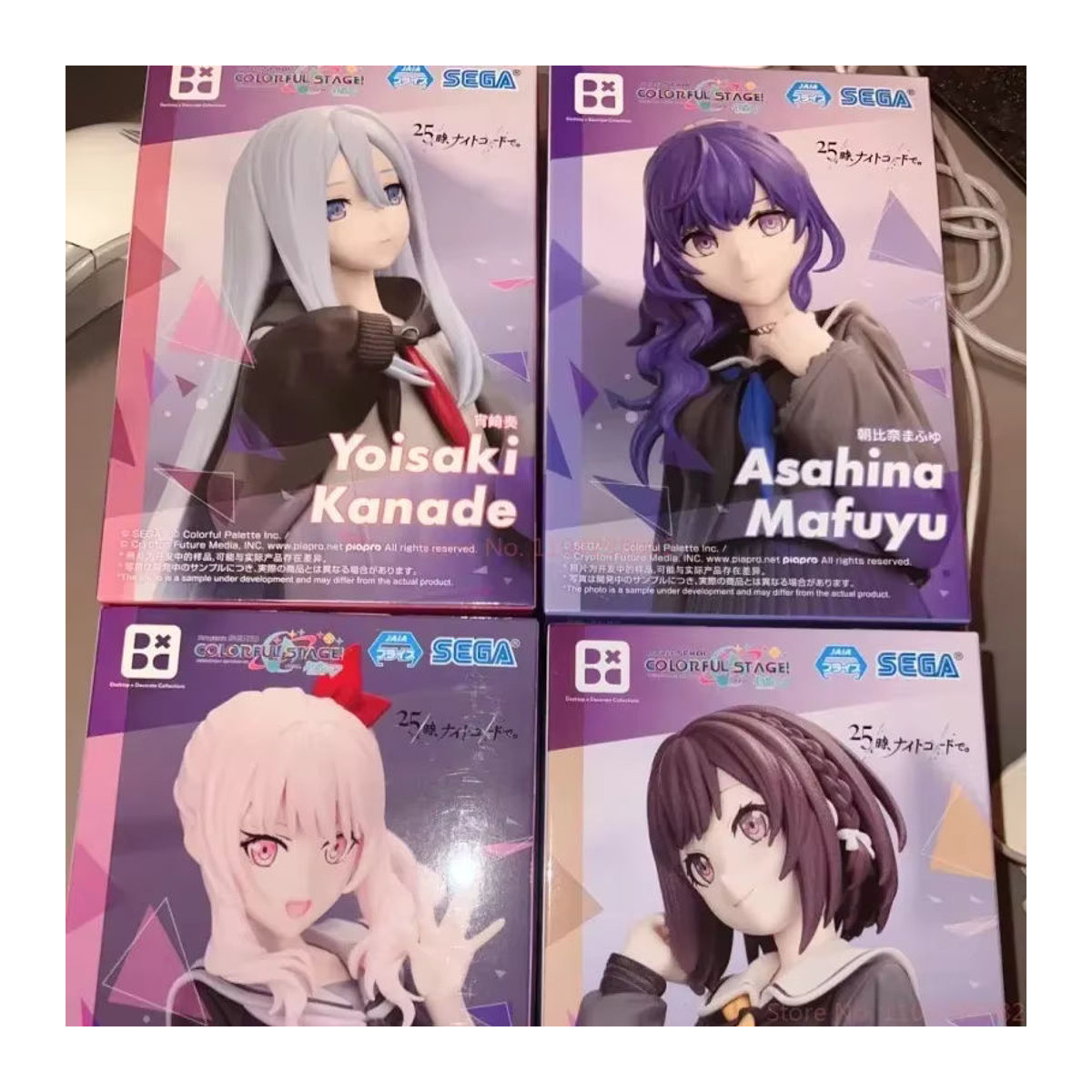 Sega Projekt Sekai Anime Sammelfigur Yoisaki Kanade Akiyama Mizuki mehrfarbig - Bild 3