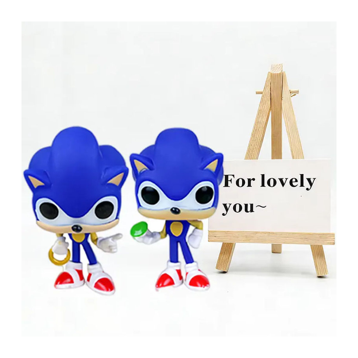 Sega Sonic Figuren-Set mit Dr. Eggman, Shadow und Knuckles aus PVC, mehrfarbige Action-Sammelfiguren zur Dekoration - Bild 2