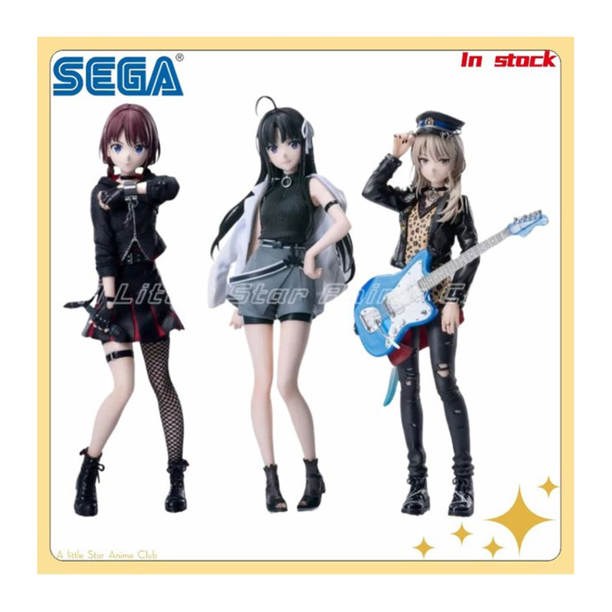SEGA XStellar Girls Band Cry Animationsfigur Subaru Awa, Kawaragi Momoka und Nina Iseri in mehrfarbiger Ausführung - Bild 1