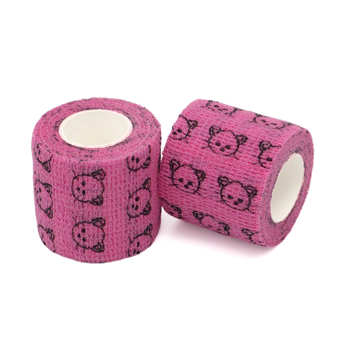 Selbstklebende Einweg-elastische Bandage in Rosa, 5 cm x 4,5 m, als Mullband für Erste-Hilfe-Zubehör und Tattoo-Zubehör - Bild 2