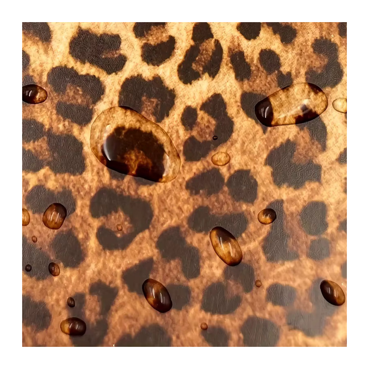 Selbstklebende Wandaufkleber im Leoparden-Design in Braun für Wohnzimmer, Schlafzimmer und Möbel - Bild 6