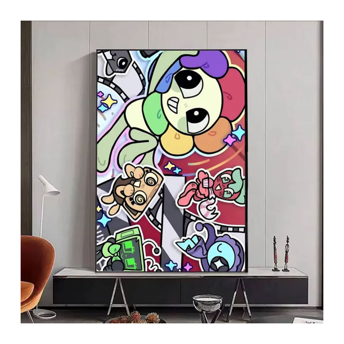 Selbstklebender Cartoon Wandposter D-Dandys W-World Papierdruck für deine Wanddekoration in Mehrfarbig - Bild 5
