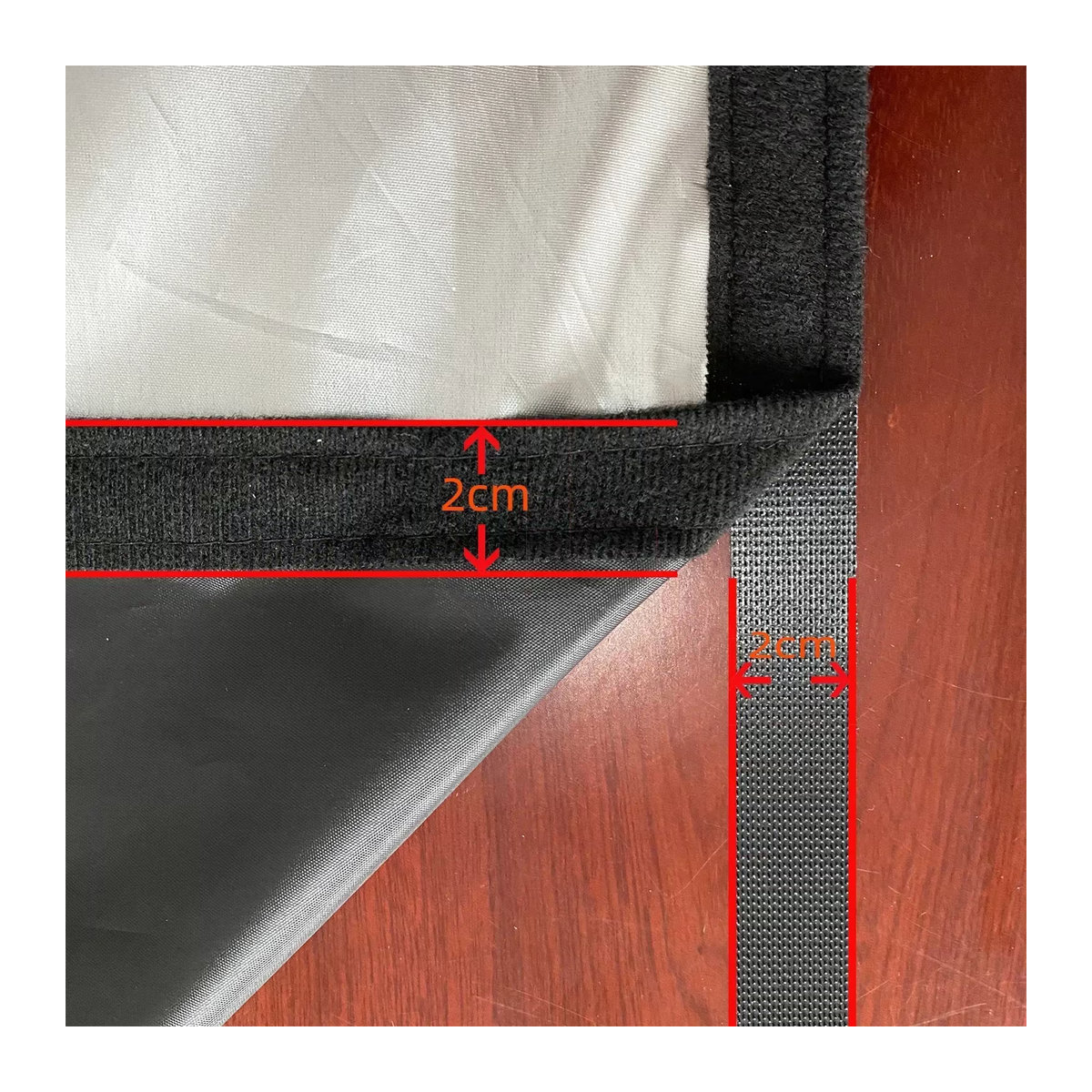 Selbstklebender Verdunkelungsvorhang in Schwarz für Wohnzimmer und Schlafzimmer zur 100 % Verdunkelung - Bild 4