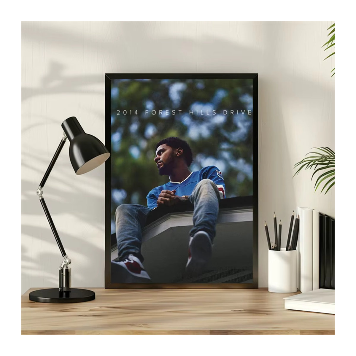 Selbstklebender Wandaufkleber J-J C-Cole Poster Druck für dein Schlafzimmer, Büro oder Wohnzimmer in Mehrfarbig - Bild 2