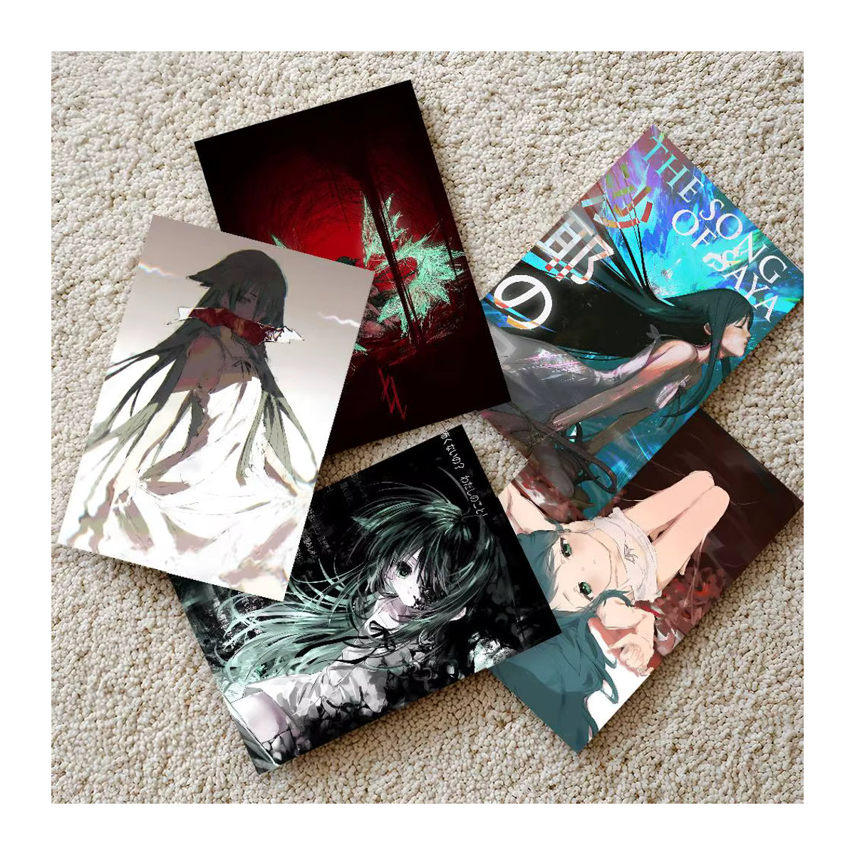 Selbstklebender Wandaufkleber S-Saya no Uta The Song of Saya Poster, mehrfarbig, rechteckig - Bild 3