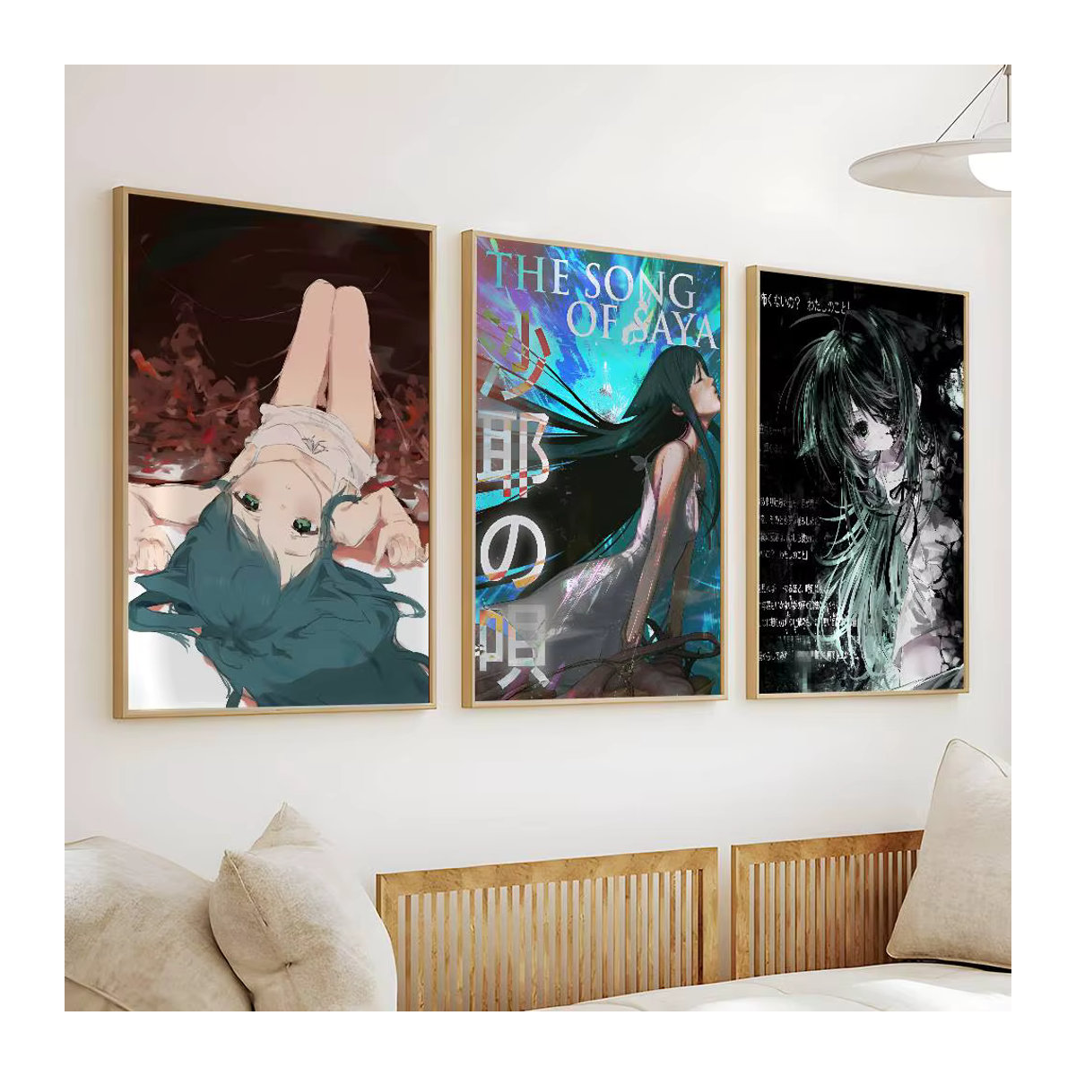 Selbstklebender Wandaufkleber S-Saya no Uta The Song of Saya Poster, mehrfarbig, rechteckig - Bild 5