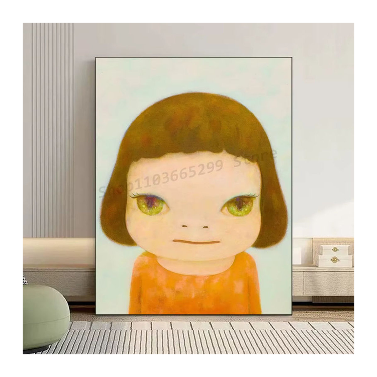 Selbstklebender Wandaufkleber Traum Plakat von Y-Yoshitomo N-Nara in Mehrfarbig aus wasserfestem Papier zur Wanddekoration - Bild 4