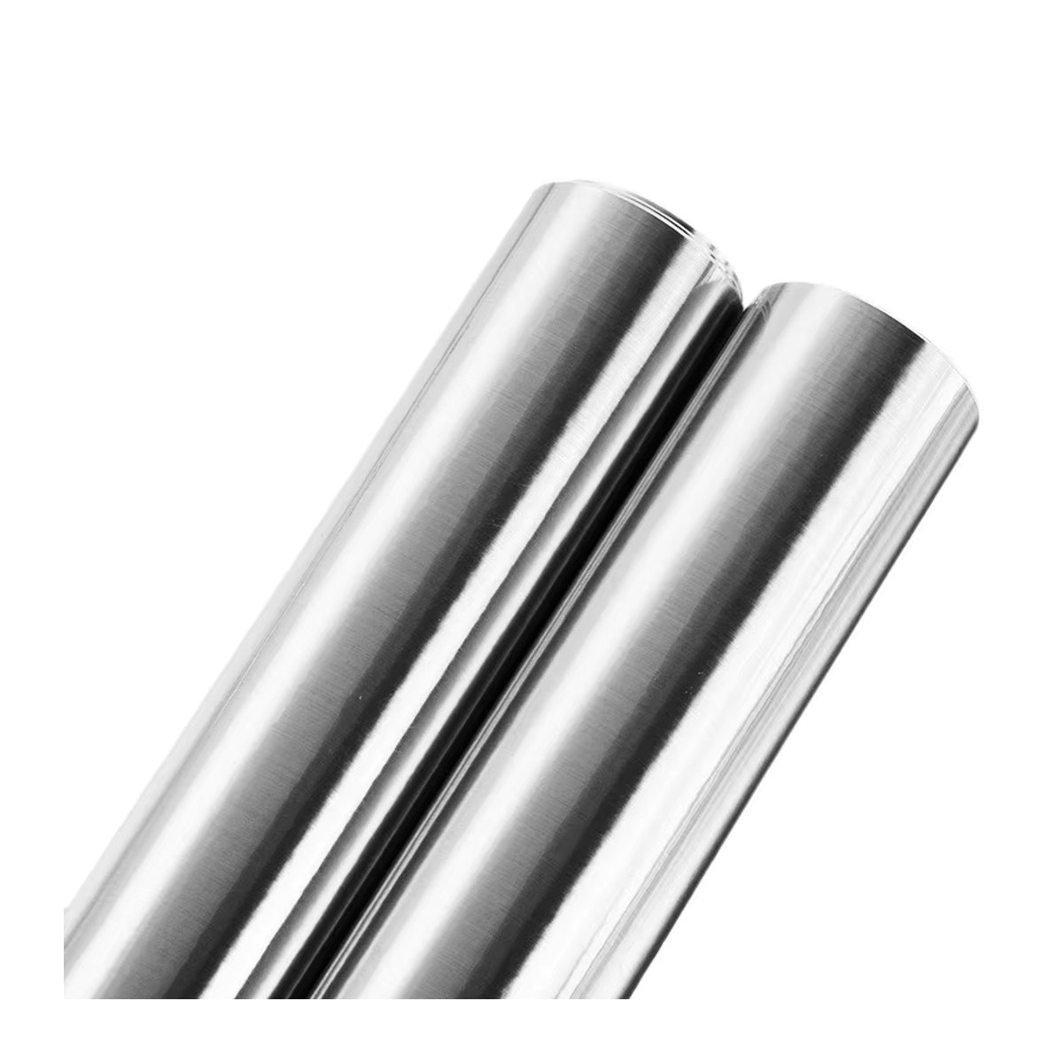 Selbstklebender Wandaufkleber von ctzszzmm in Silber, Edelstahl-Optik, 40 x 40 cm - Bild 3