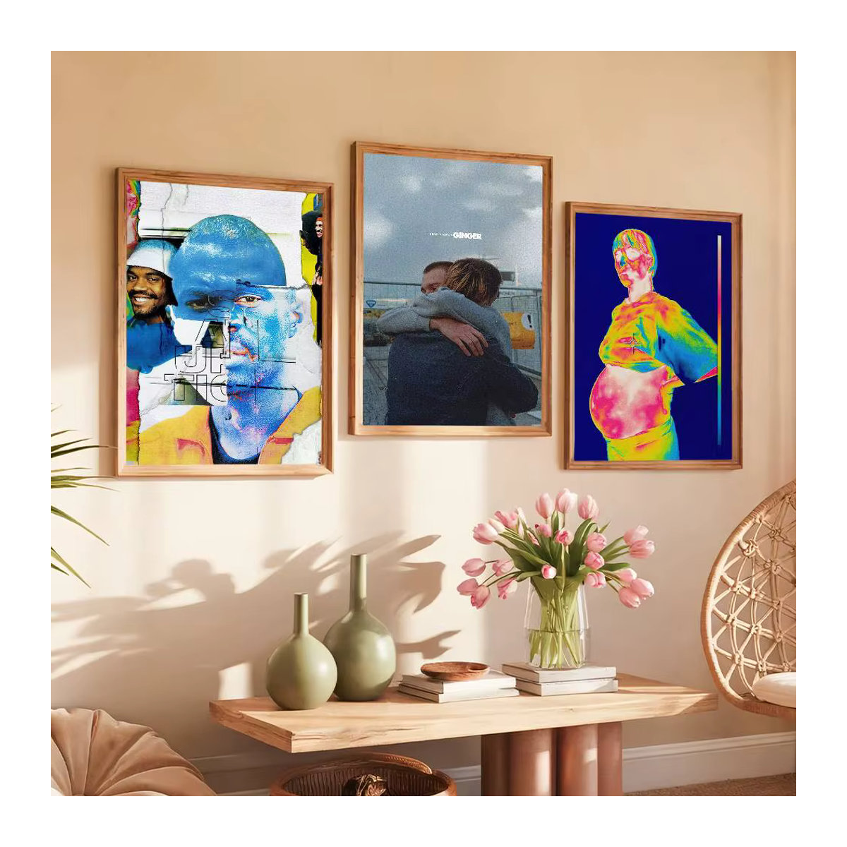 Selbstklebendes Brockhampton Poster-Gemälde in Vintage-Optik, mehrfarbiges Typografie-Porträt für deine Wanddekoration - Bild 2