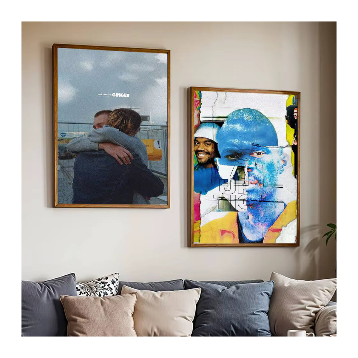 Selbstklebendes Brockhampton Poster-Gemälde in Vintage-Optik, mehrfarbiges Typografie-Porträt für deine Wanddekoration - Bild 4