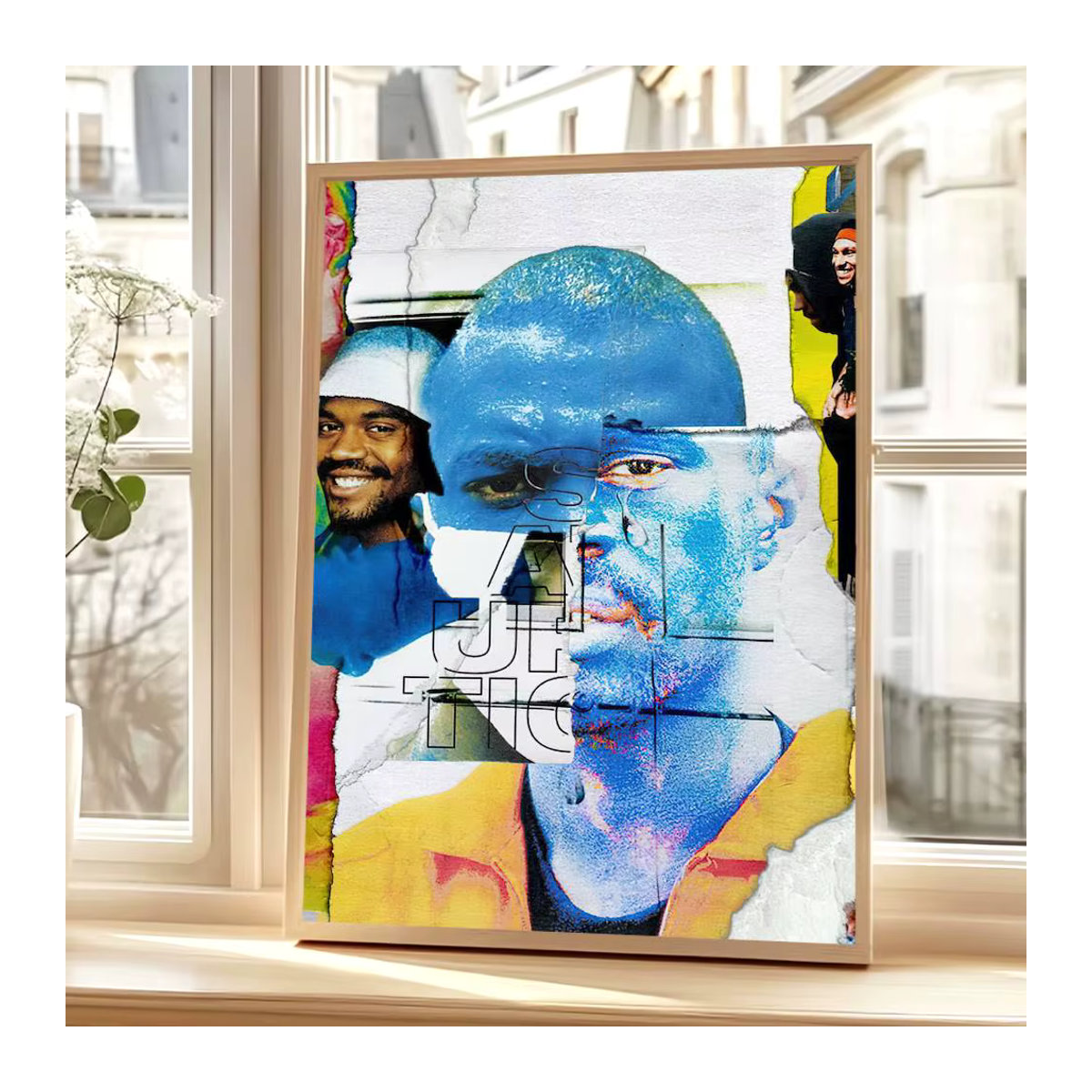 Selbstklebendes Brockhampton Poster-Gemälde in Vintage-Optik, mehrfarbiges Typografie-Porträt für deine Wanddekoration - Bild 5