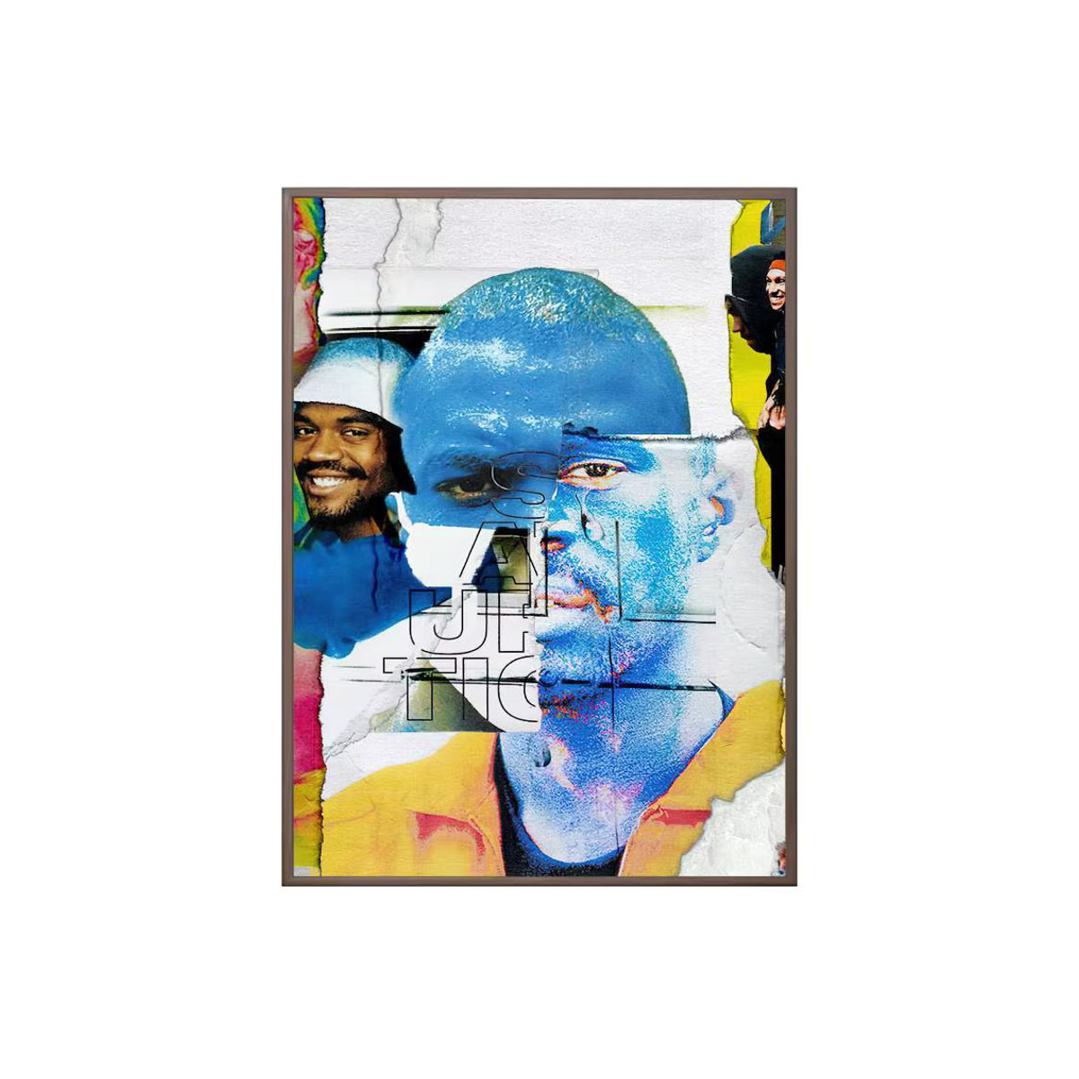 Selbstklebendes Brockhampton Poster-Gemälde in Vintage-Optik, mehrfarbiges Typografie-Porträt für deine Wanddekoration - Bild 7