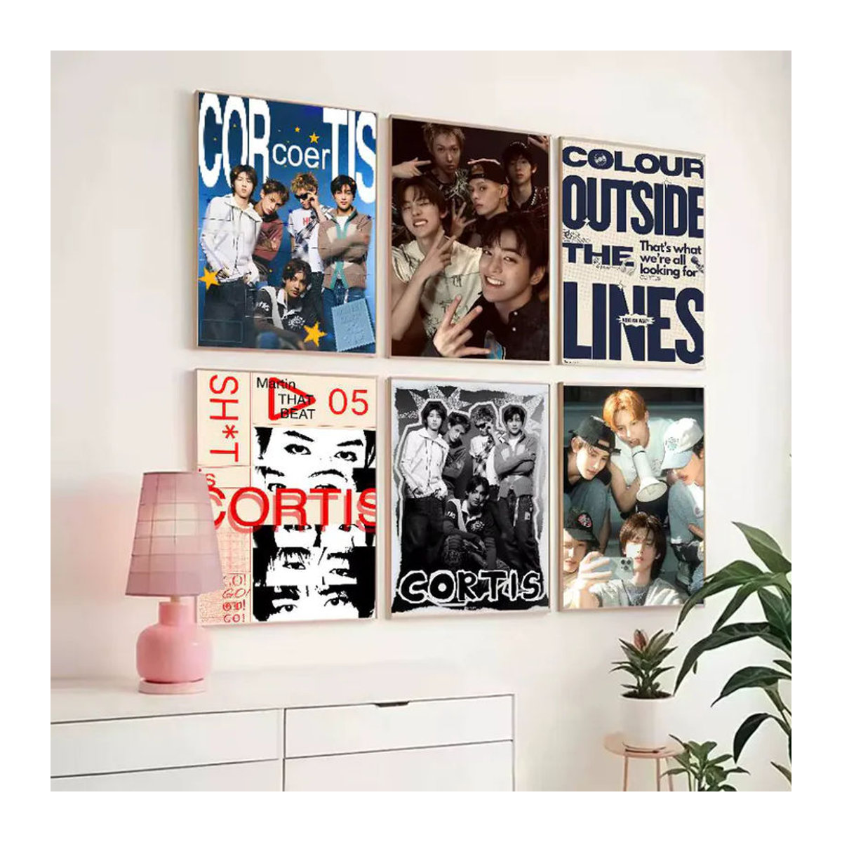 Selbstklebendes Cortis Poster Hot Boy Band Kunstgemälde aus Papier in Mehrfarbig für die Wanddekoration - Bild 4