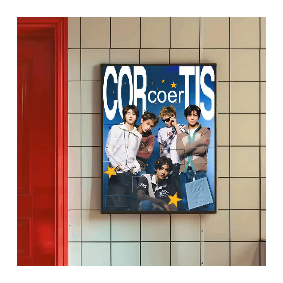 Selbstklebendes Cortis Poster Hot Boy Band Kunstgemälde aus Papier in Mehrfarbig für die Wanddekoration - Bild 6