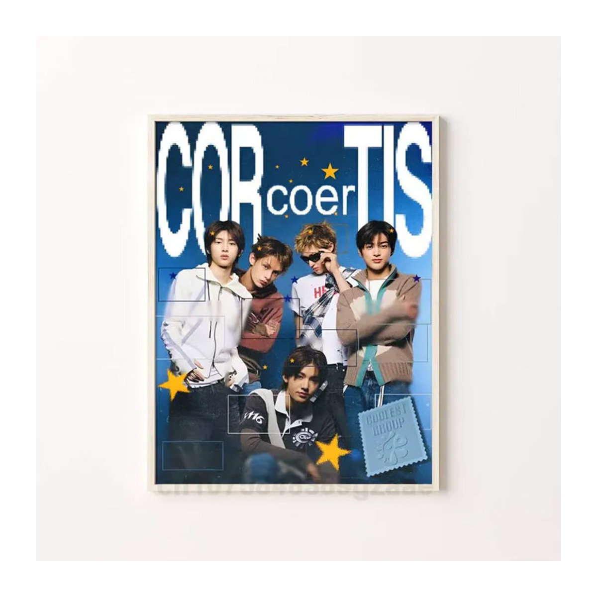 Selbstklebendes Cortis Poster Hot Boy Band Kunstgemälde aus Papier in Mehrfarbig für die Wanddekoration - Bild 7