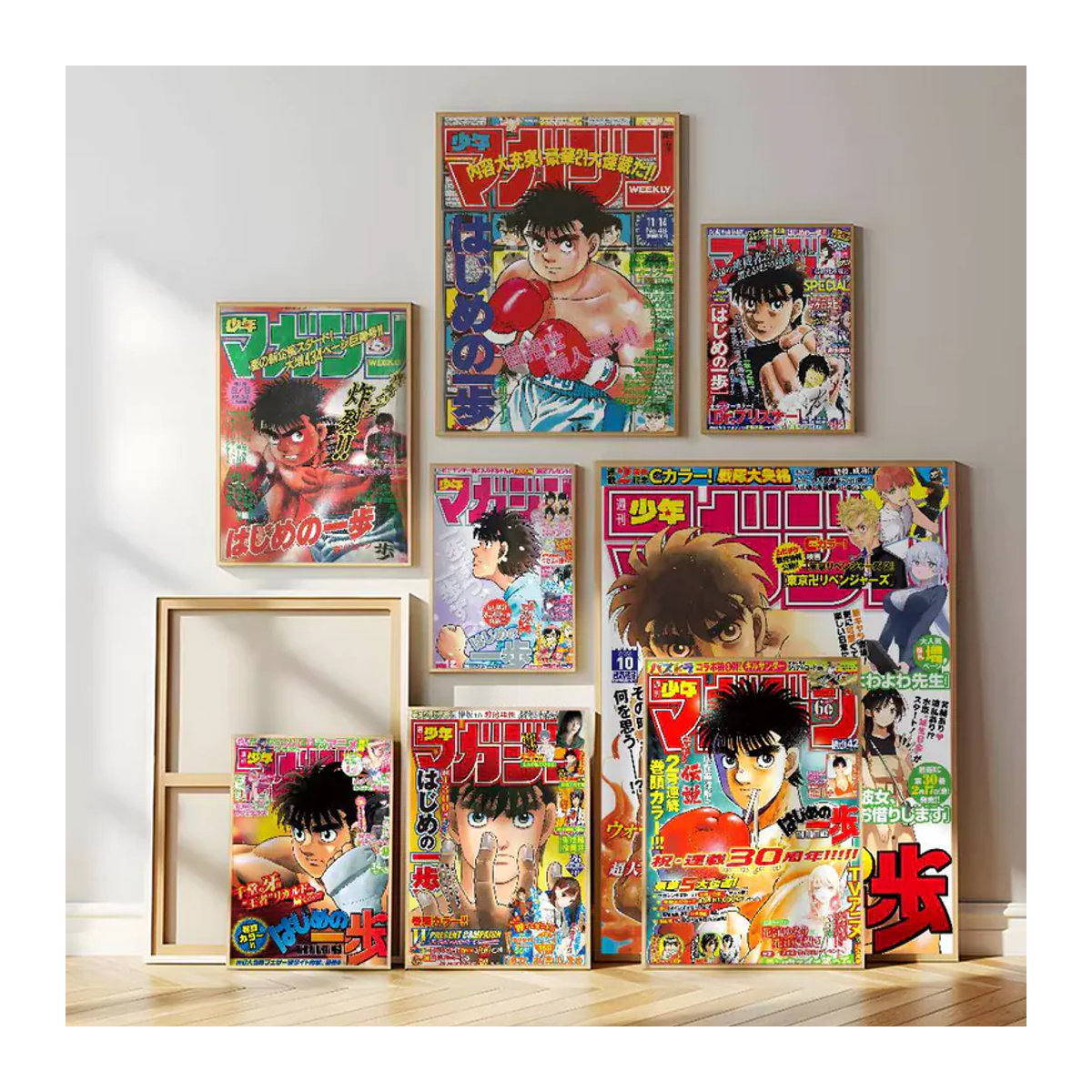 Selbstklebendes Hajime-No-Ippo Anime Poster aus Papier, wasserfestes Wandbild in Mehrfarbig, rechteckiges Wandbild für deine Raumdekoration - Bild 2