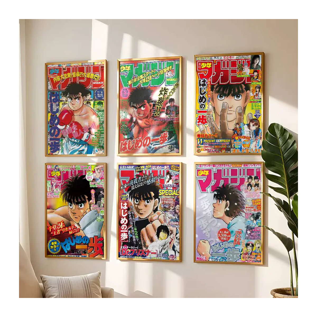 Selbstklebendes Hajime-No-Ippo Anime Poster aus Papier, wasserfestes Wandbild in Mehrfarbig, rechteckiges Wandbild für deine Raumdekoration - Bild 4