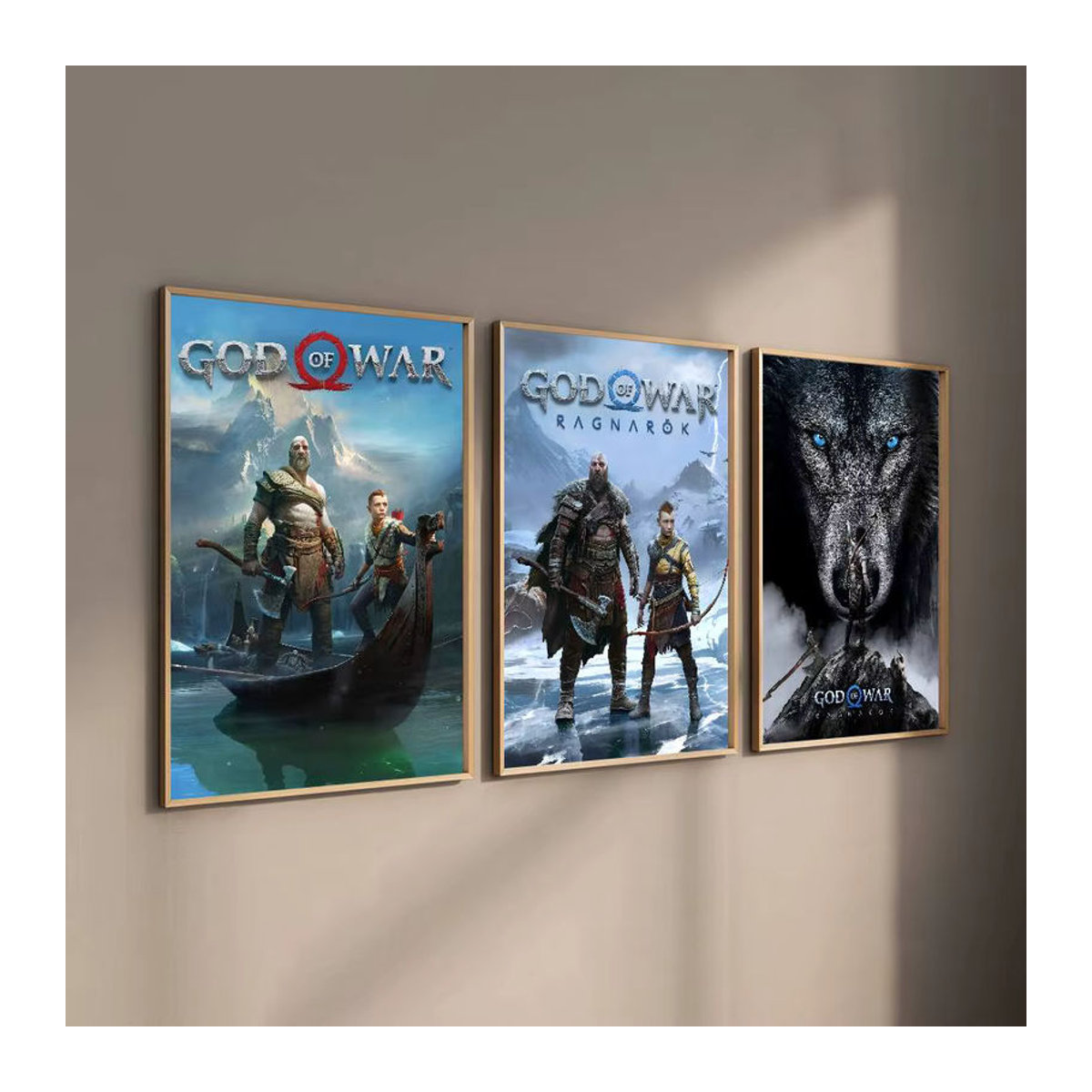 Selbstklebendes Wandposter God of War Ragnarok Wandkunst für dein Zuhause, mehrfarbig - Bild 4