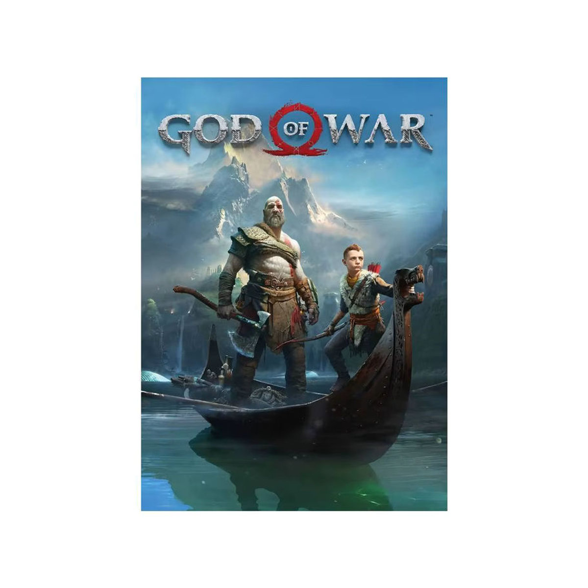 Selbstklebendes Wandposter God of War Ragnarok Wandkunst für dein Zuhause, mehrfarbig - Bild 7