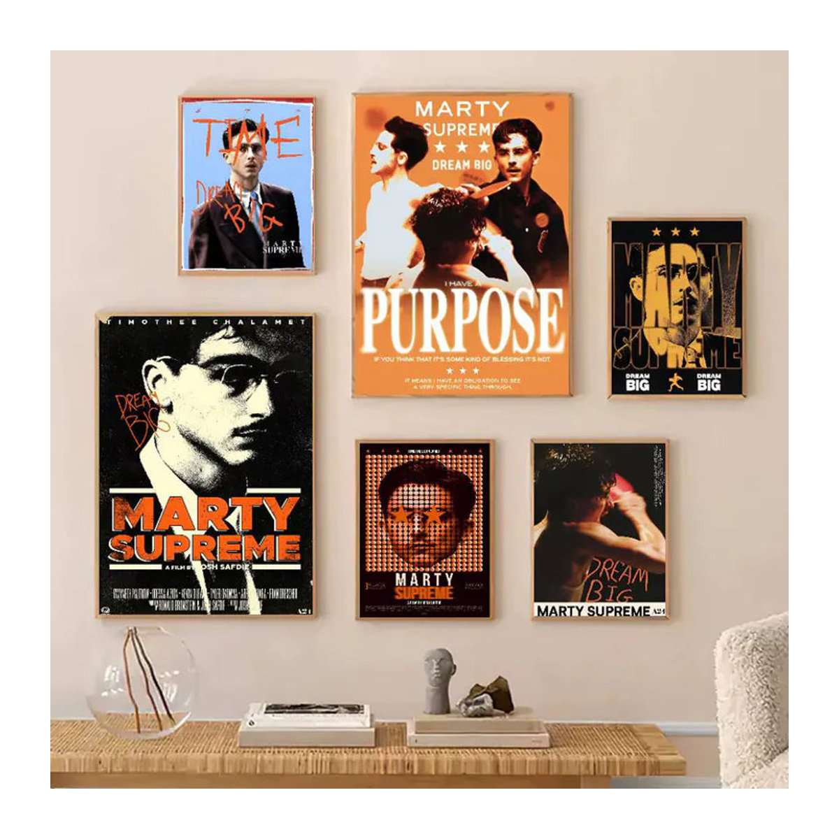 Selbstklebendes Wandposter M-Marty S-Supreme als mehrfarbige Kunstdekoration für dein Zuhause oder Restaurant - Bild 3