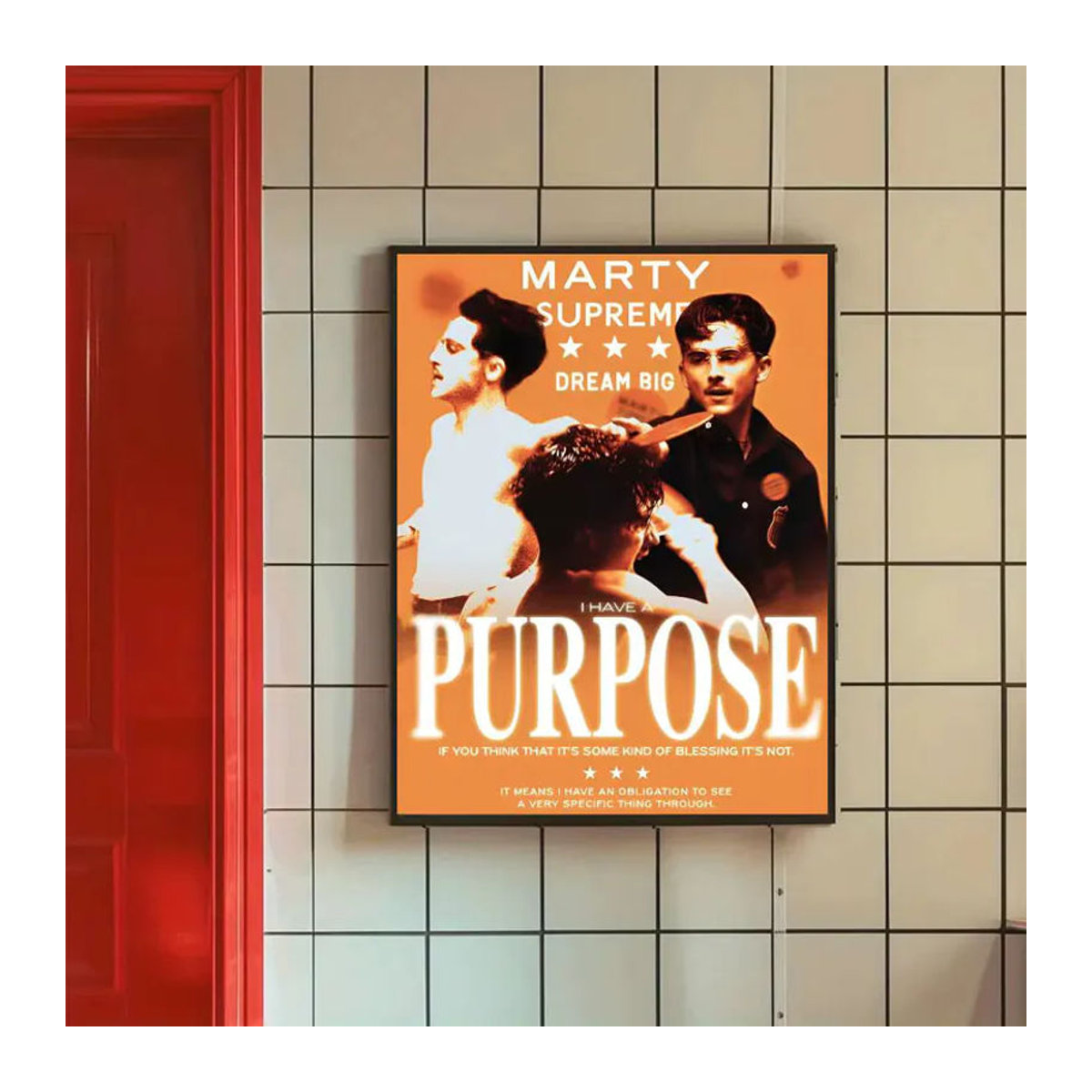 Selbstklebendes Wandposter M-Marty S-Supreme als mehrfarbige Kunstdekoration für dein Zuhause oder Restaurant - Bild 6