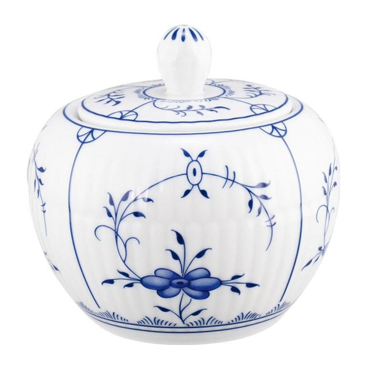 Seltmann Weiden Zuckerdose Amina Strohblume aus Porzellan in Weiß mit floralem Design 290 ml - Bild 1