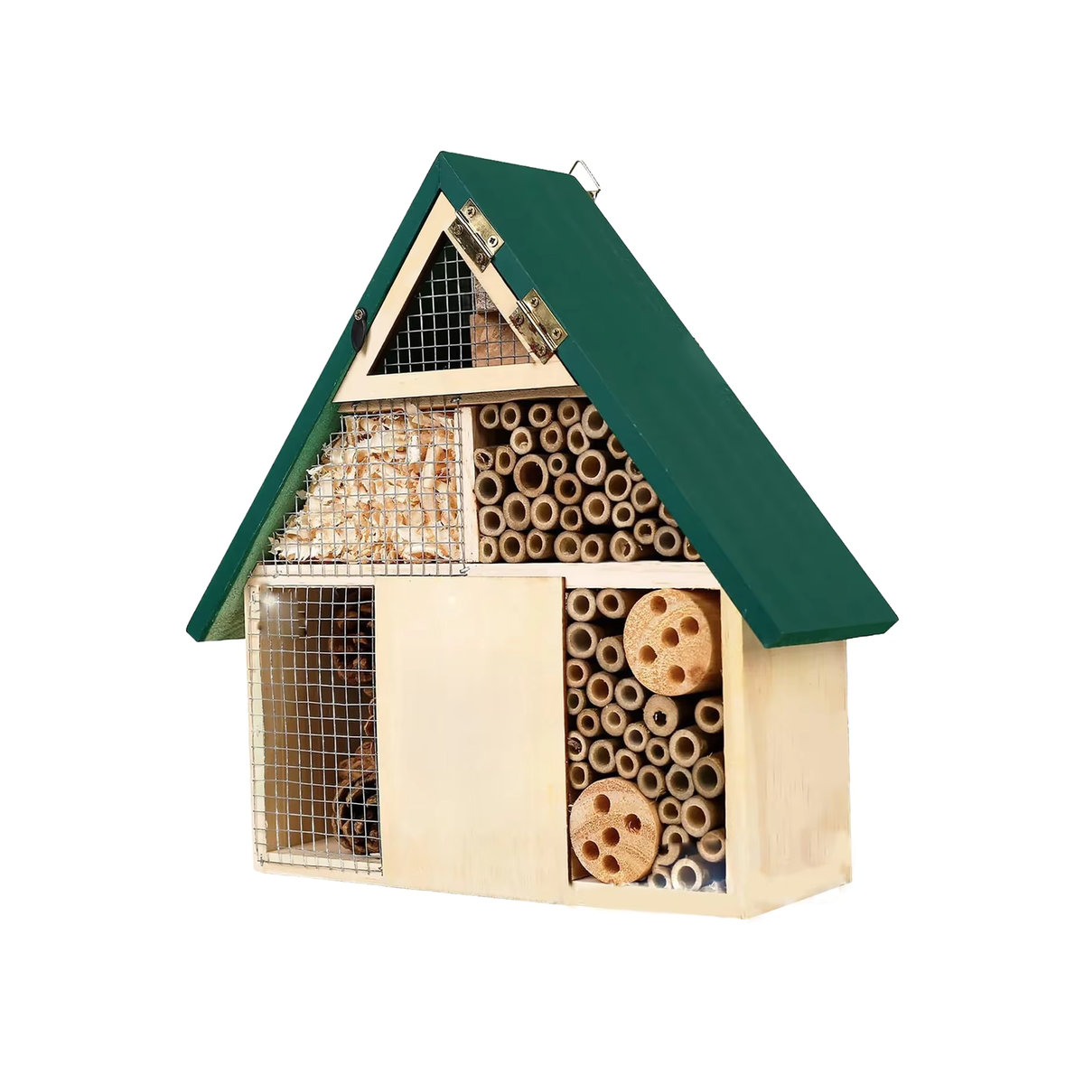 Serenable Insektenhotel aus Holz für Schmetterlinge, Bienen und Marienkäfer als wetterfeste Garten-Dekoration - Bild 7