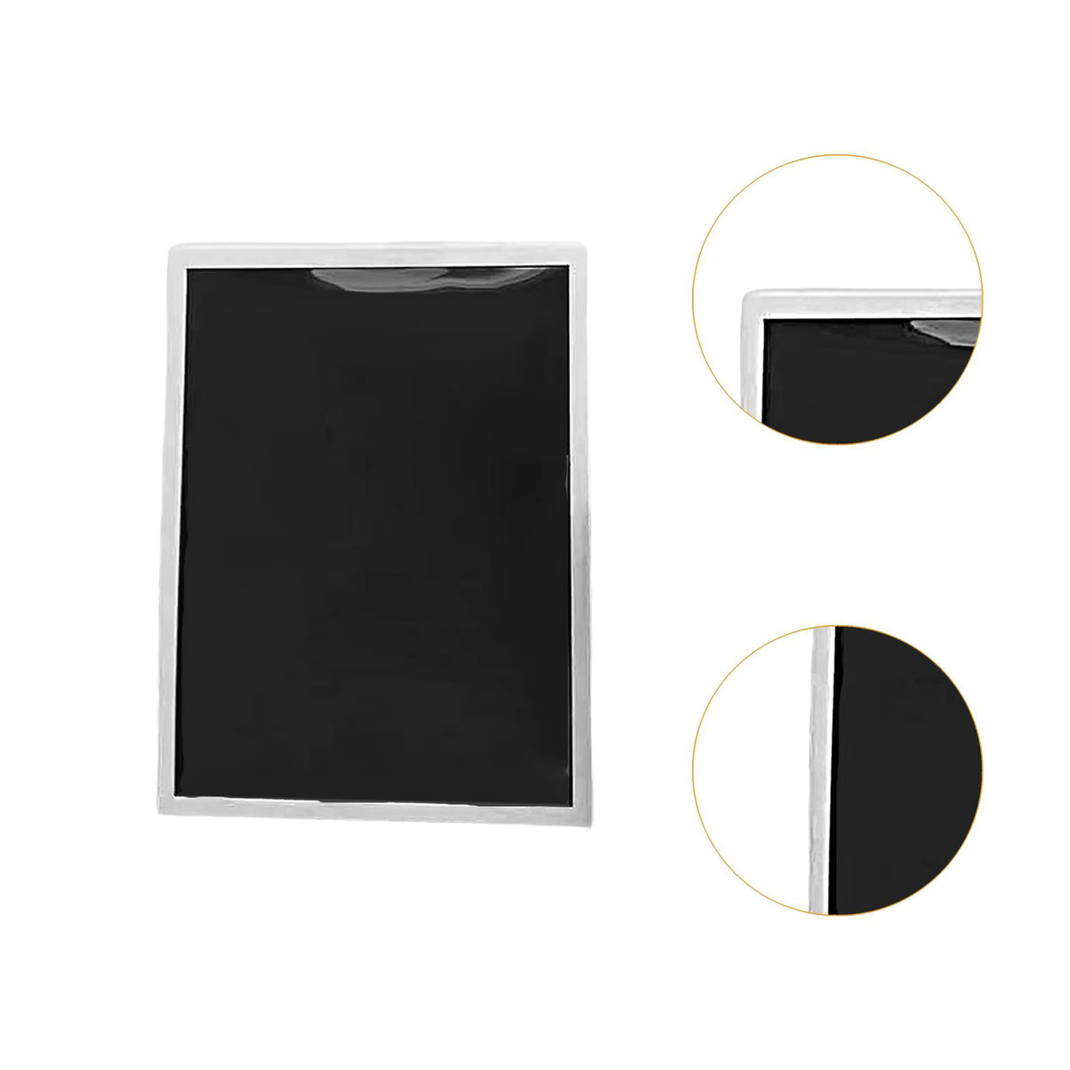 Serenable Jersey Frame Shadow Box aus Holz für Sportshirts und Trikots, Schwarz, B/H: 60 x 60 cm - Bild 2
