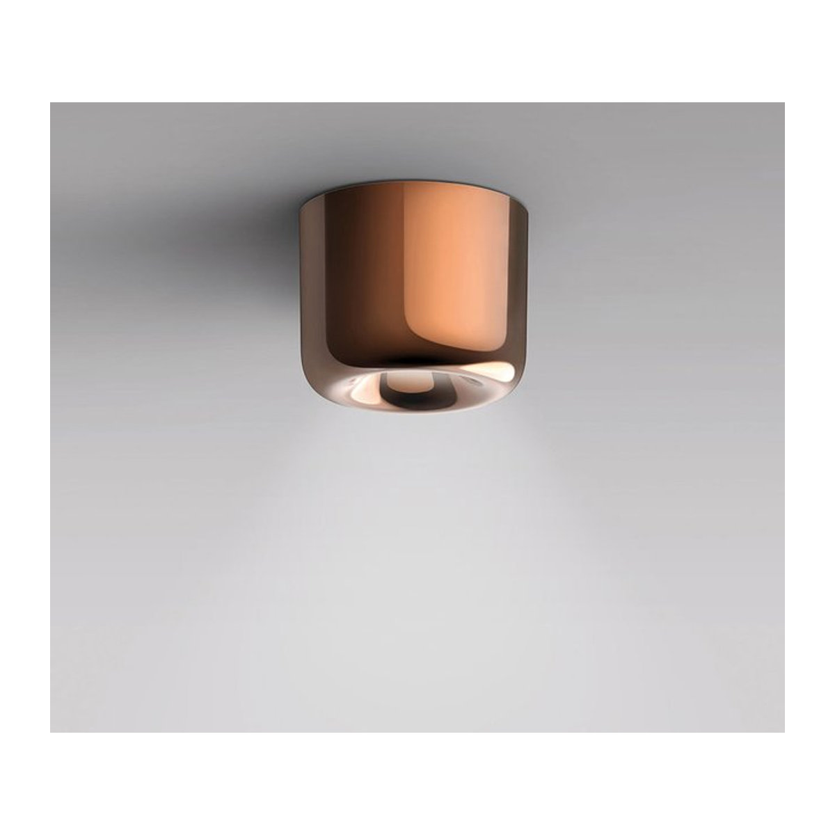 Serien Lighting Cavity Ceiling S LED-Deckenstrahler in Bronze aus Aluminium mit warmweißem Licht (3000K) - Bild 1