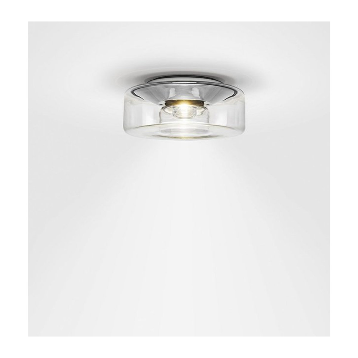Serien Lighting Curling Ceiling M LED-Deckenleuchte mit klarem Glasschirm und Dim2Warm Funktion - Bild 1