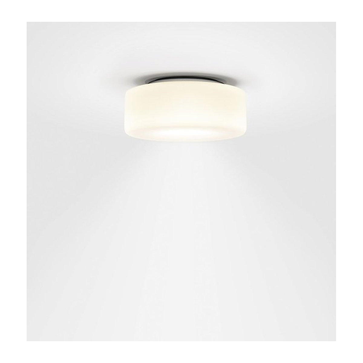 Serien Lighting Curling Ceiling M LED-Deckenleuchte mit opalem Glasschirm in Weiß und warmweißem Licht (3000K) - Bild 1