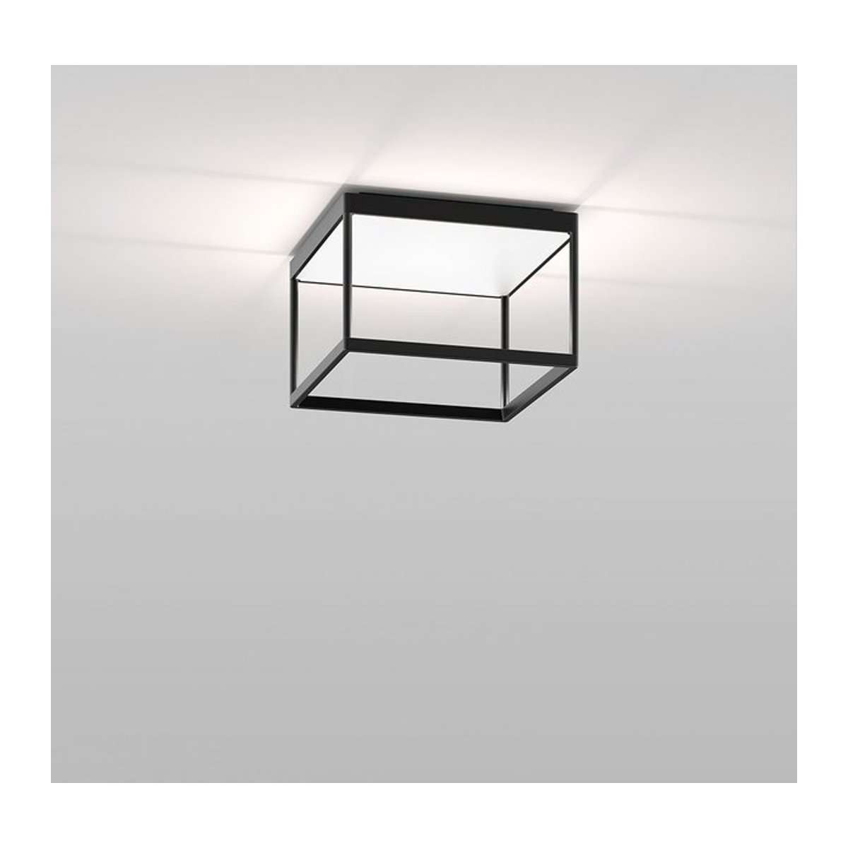 Serien Lighting Reflex² Ceiling M 200 LED-Deckenleuchte in Schwarz und Weiß mit warmweißer LED-Beleuchtung - Bild 1