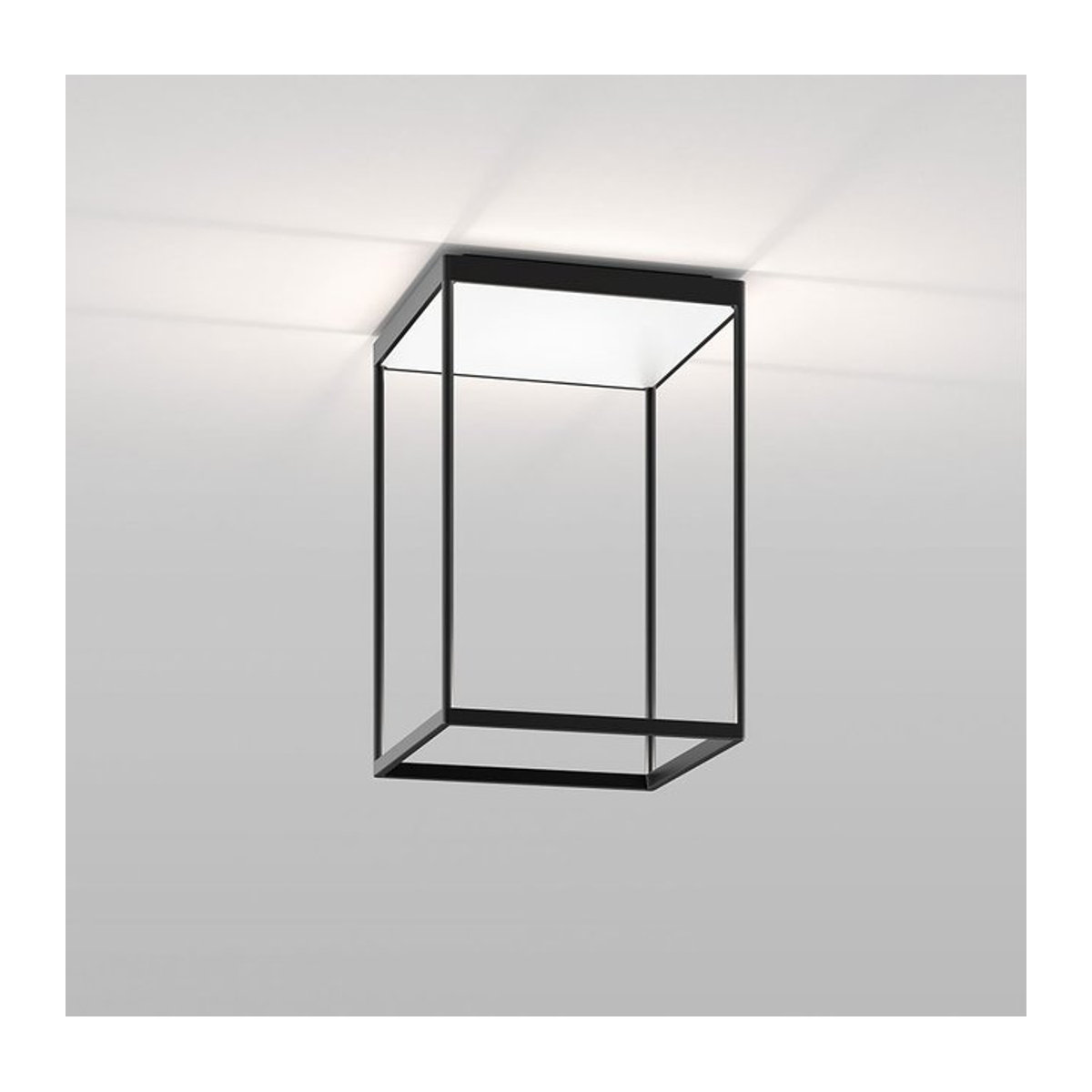 Serien Lighting Reflex² Ceiling M 450 LED-Deckenleuchte in Schwarz/Weiß mit integriertem warmweißem LED-Licht (3000K) - Bild 1
