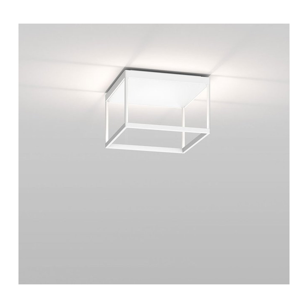 Serien Lighting Reflex² Ceiling M LED-Deckenleuchte in Weiß mit Pyramidenstruktur und warmweißem Licht (2700K) - Bild 1