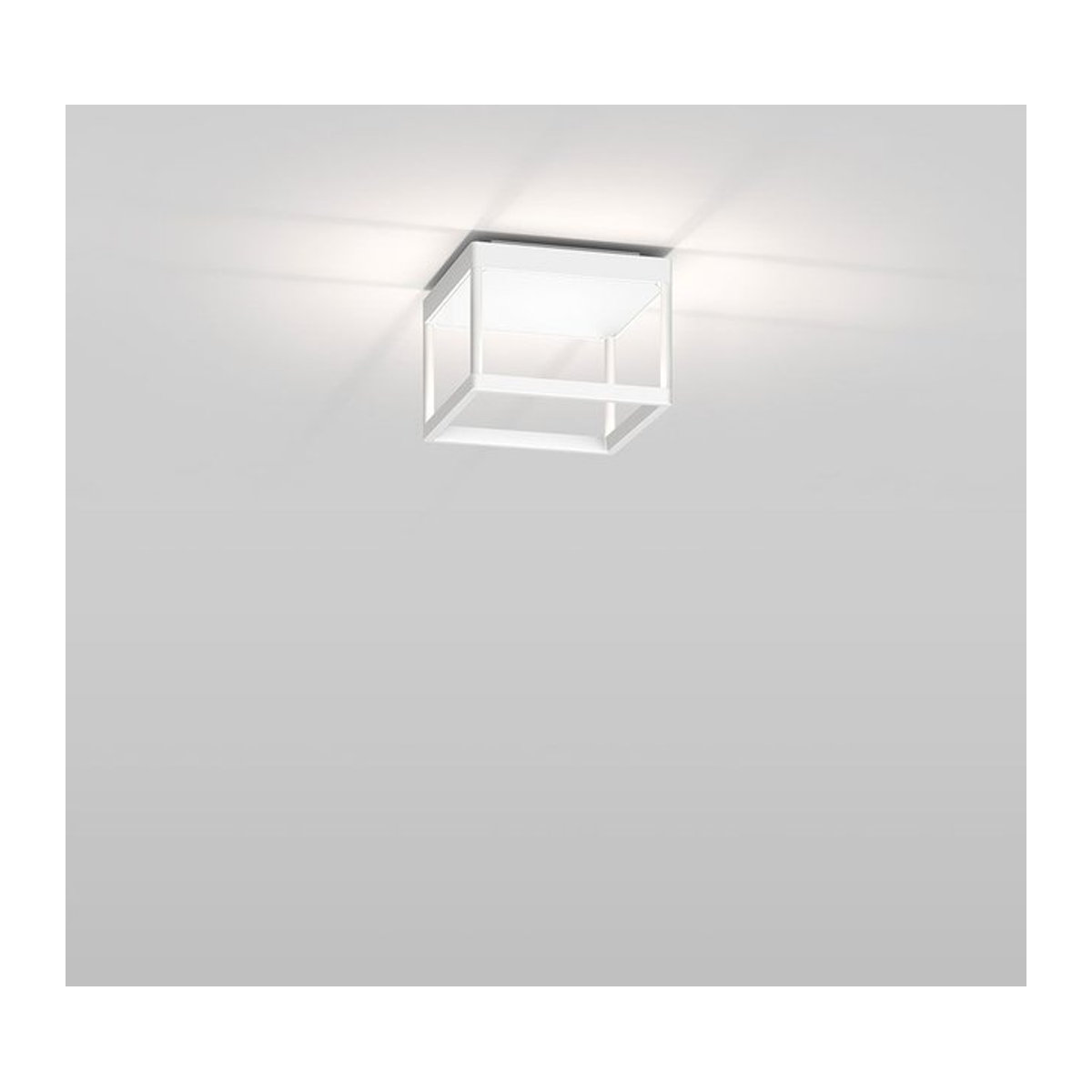 Serien Lighting Reflex² Ceiling S 150 LED-Deckenleuchte in Weiß mit Pyramidenstruktur und warmweißem Licht - Bild 1