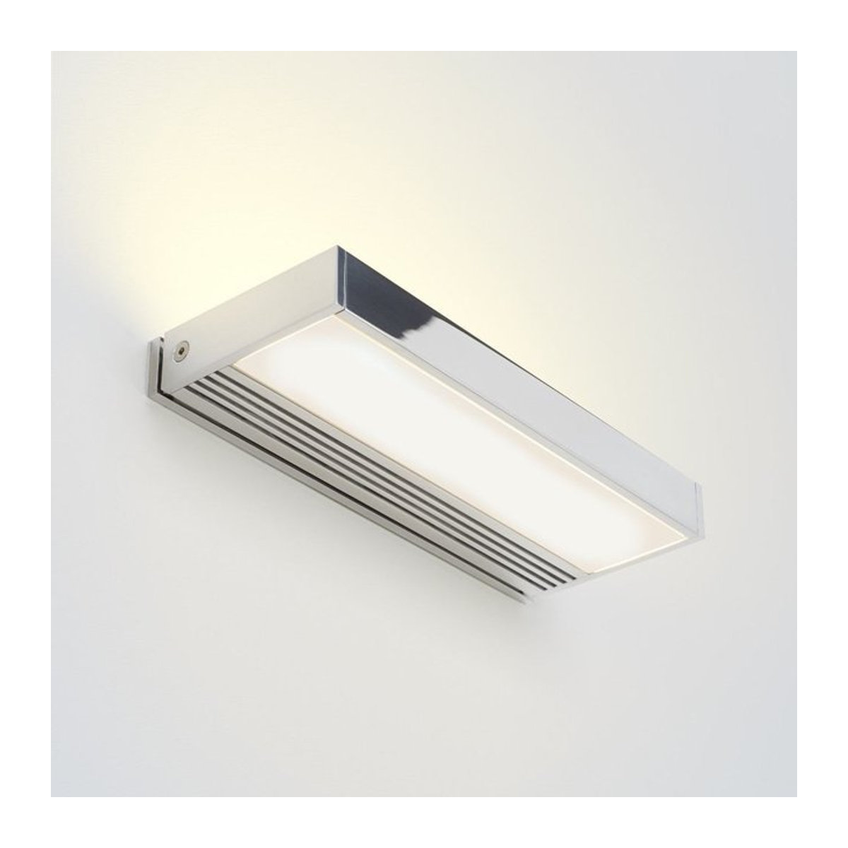 Serien Lighting SML² 150 LED Wandleuchte aus Aluminium in poliertem Alu und Satin-Finish, Warmweiß 2700K - Bild 1