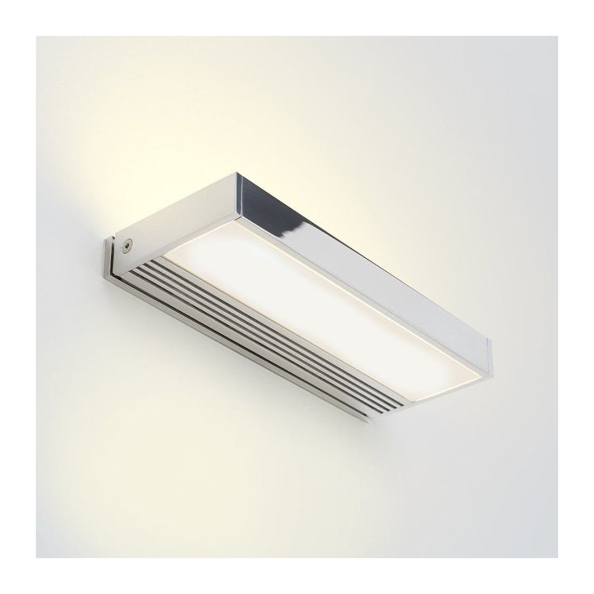 Serien Lighting SML² 220 LED Wandleuchte aus Aluminium in alufarben/Chrom, warmweiß (3000K) - Bild 1