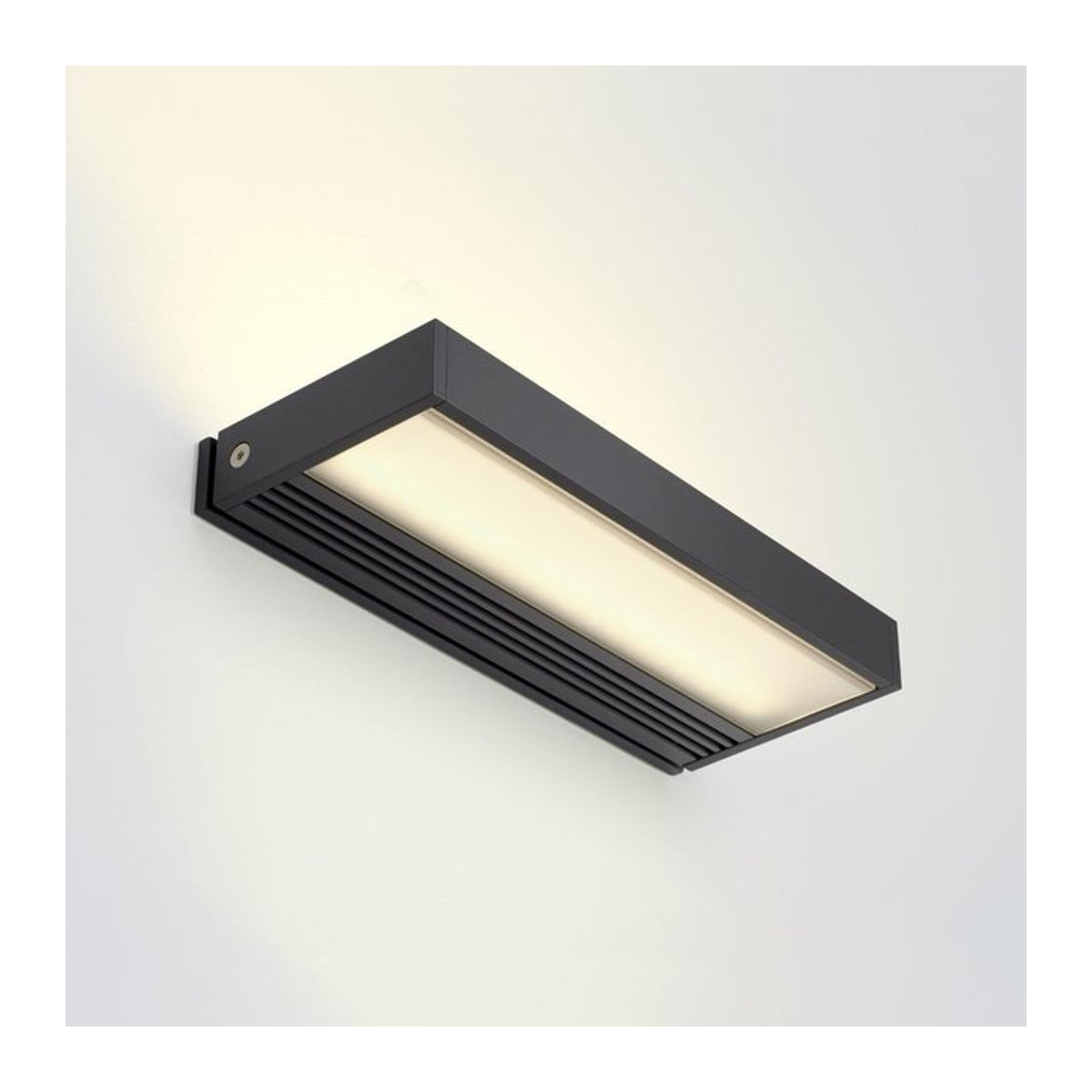 Serien Lighting SML² 220 LED Wandleuchte in Schwarz, modern und minimalistisch mit warmweißem Licht (2700K) - Bild 1