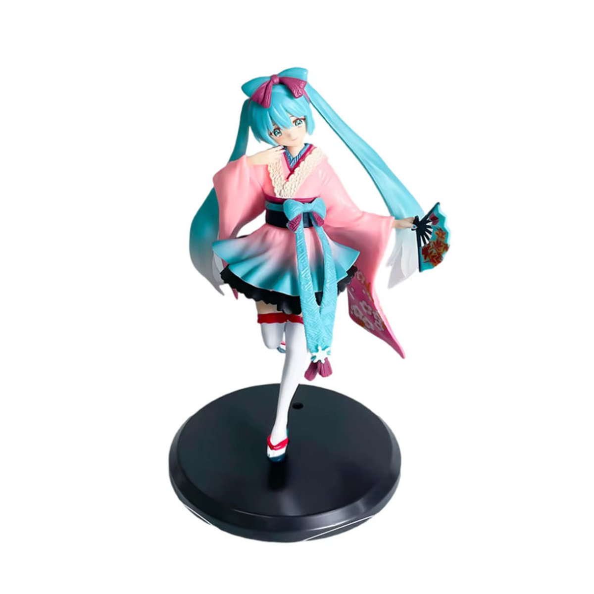 Set mit 3 Anime Hatsune Miku Figuren im Kimono Design von Bandai, mehrfarbig, Höhe: 14-20 cm - Bild 3