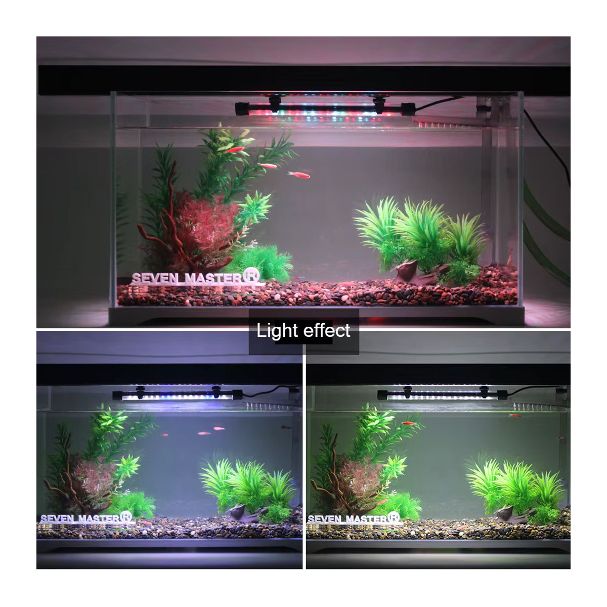 SEVEN MASTER LED Aquarium Beleuchtung für Pflanzenwachstum, wasserdicht, minimalistisches Design - Bild 2