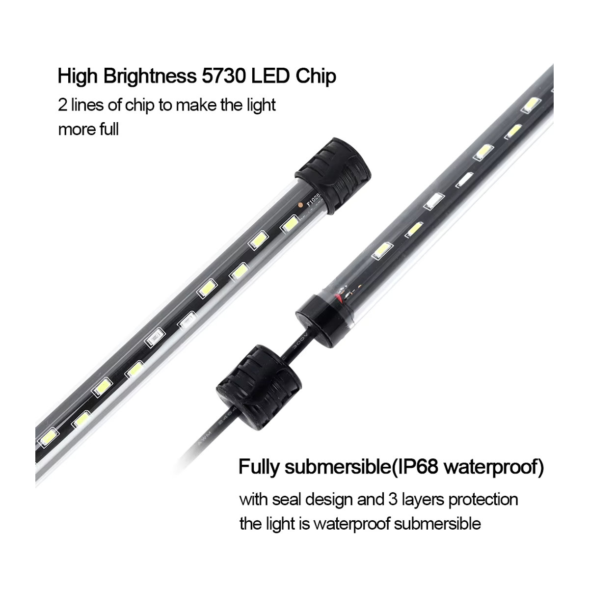 SEVEN MASTER LED Aquarium Beleuchtung für Pflanzenwachstum, wasserdicht, minimalistisches Design - Bild 3