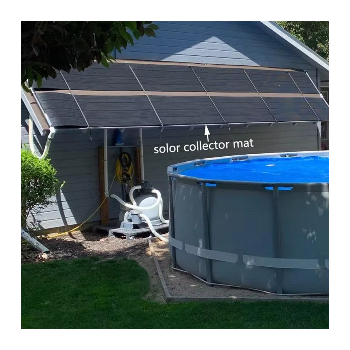 SEVENMOONS Solar Poolheizmatte aus Gummi in Schwarz, B: 3 m, T: 0,75 m, Modell EP602 - Bild 3