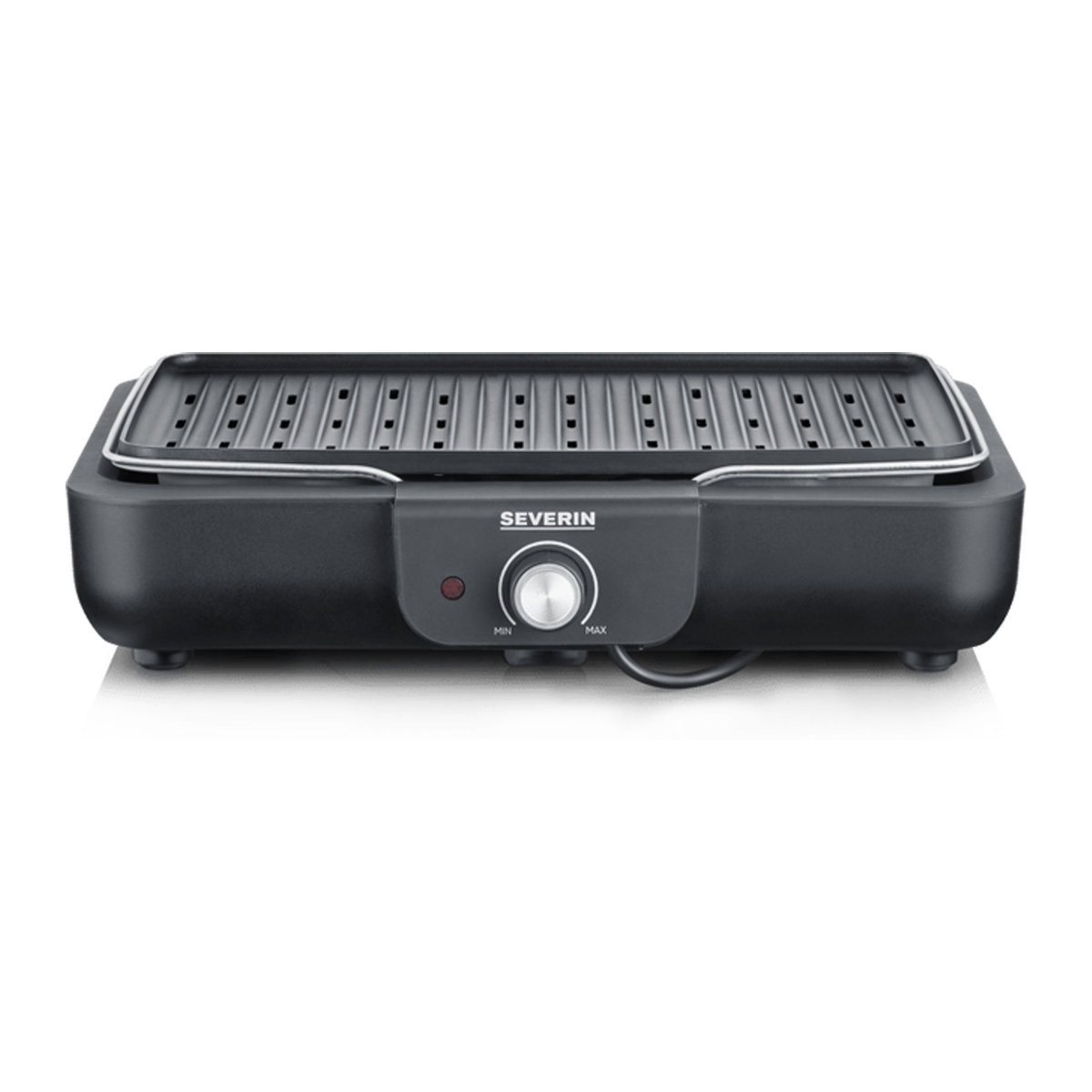 Severin PG 8556 Tischgrill Elektro in Schwarz und Edelstahl mit 2300 W - Bild 2