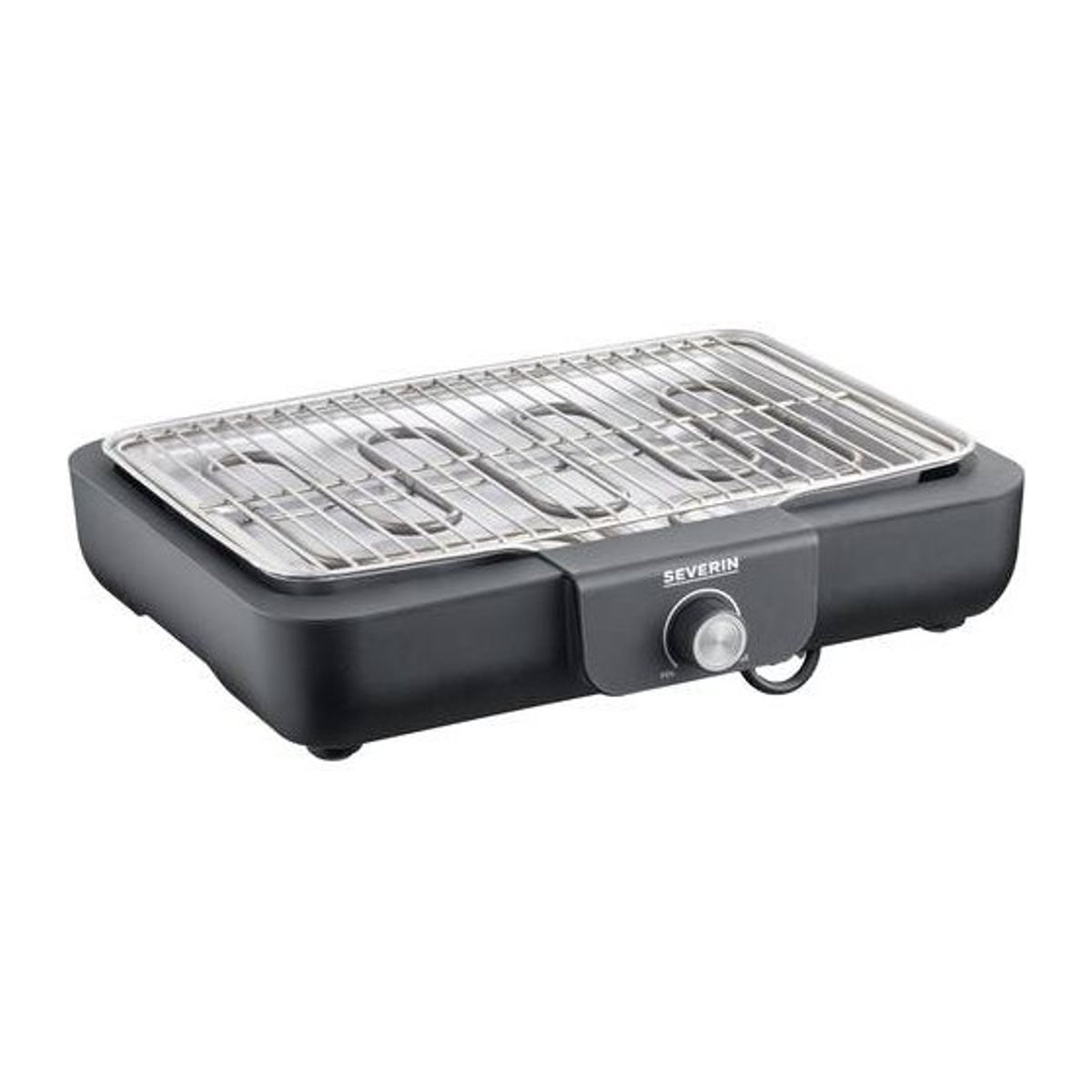 Severin Tischgrill PG 8554 aus Edelstahl in Schwarz/Silber - Bild 1