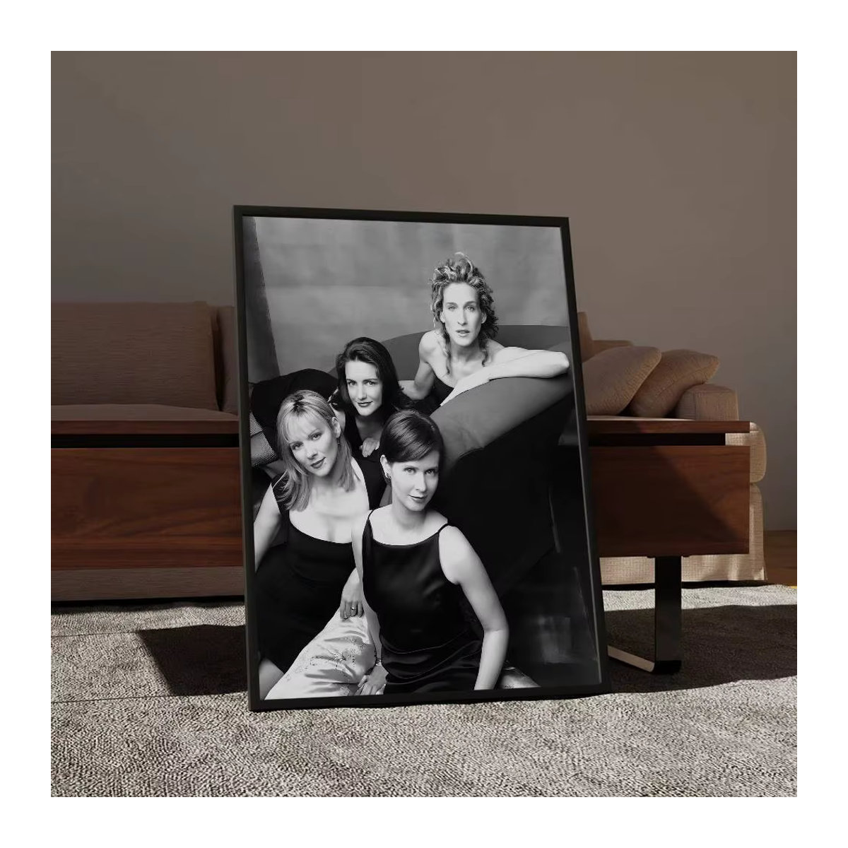 Sex And The City Anime DIY Klebeposter in Weiß und Mehrfarbig, Skandinavischer Nordic Home Decor Wandposter aus Papier im Hochformat - Bild 5