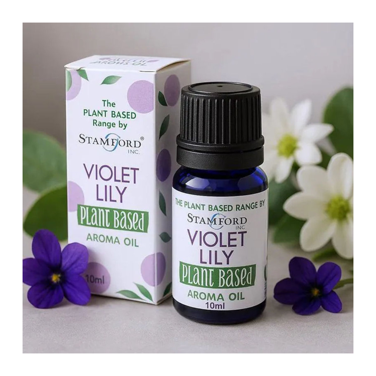 SHAMTAM Duftöl Violette Lilie und Veilchen in Blau aus Glas - Bild 1
