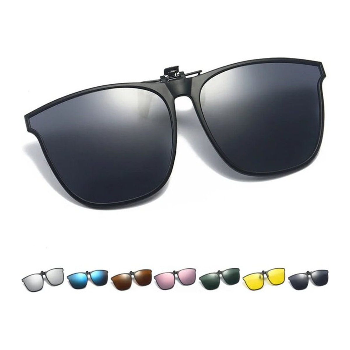 Sharif Clip-On Sonnenbrille für Angeln und Outdoor-Aktivitäten für Tag und Nacht - Bild 1