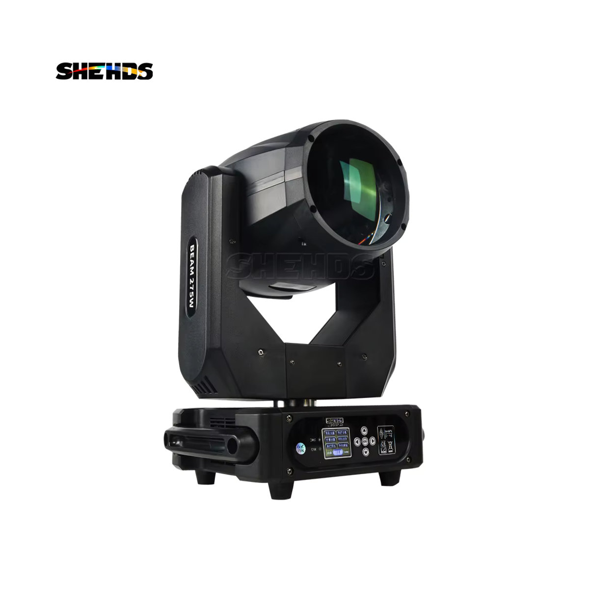 SHEHDS Beam 275W 10R Moving Head mit Regenbogen-Lichtfarbe und Frosteffekt für DJ, Bar, Club und Konzertbühnen - Bild 2