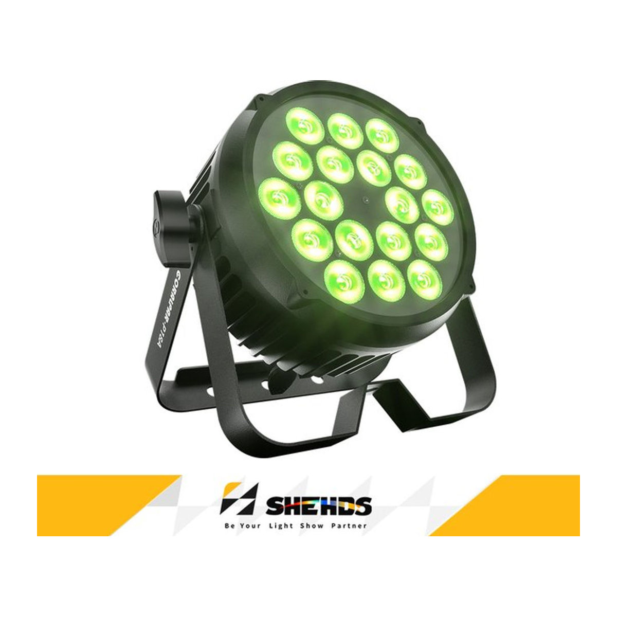 SHEHDS LED Wash Par Strahler IP65 Wasserdicht Schwarz 18x12W - Bild 1