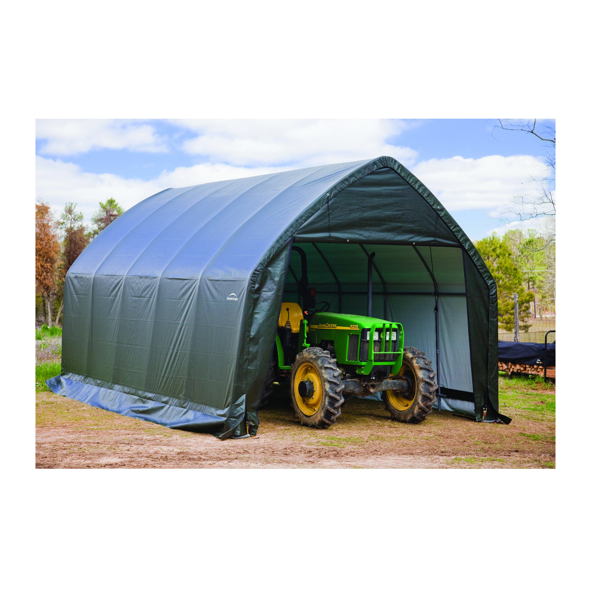 Shelter Logic Foliengarage Weidezelt In-A-Box, grün, B/T: 390 x 610 cm - Bild 4